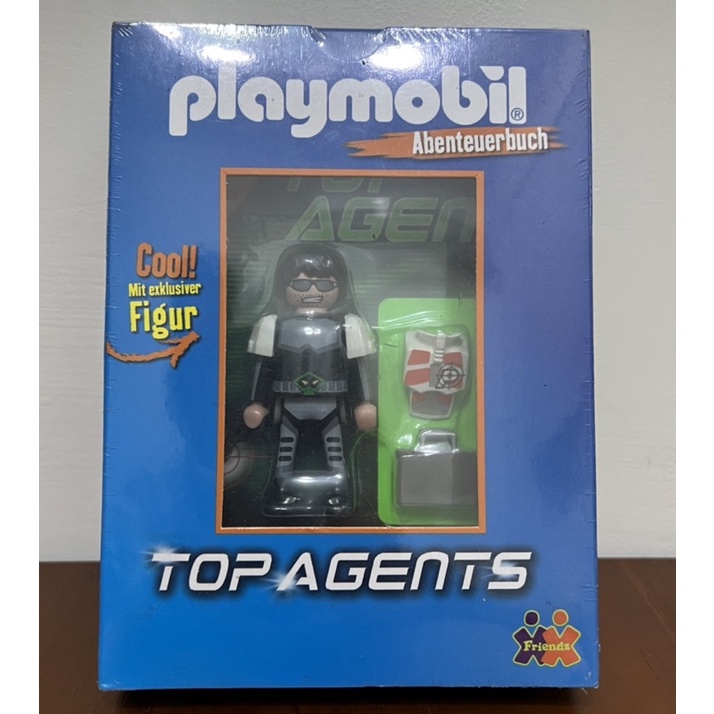 Playmobil 摩比全新特務警察特殊版本含書