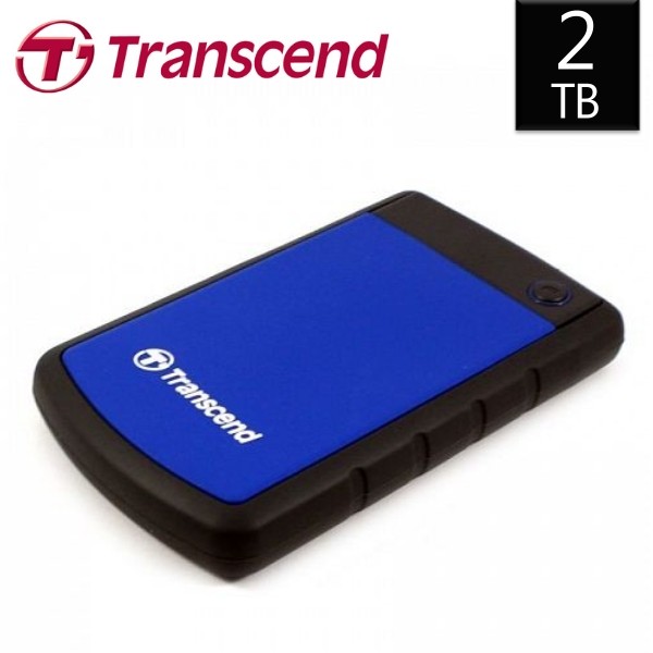 Transcend 創見 StoreJet 25H3B 2TB USB3.0 2.5吋行動硬碟 外接硬碟 藍色三年保固