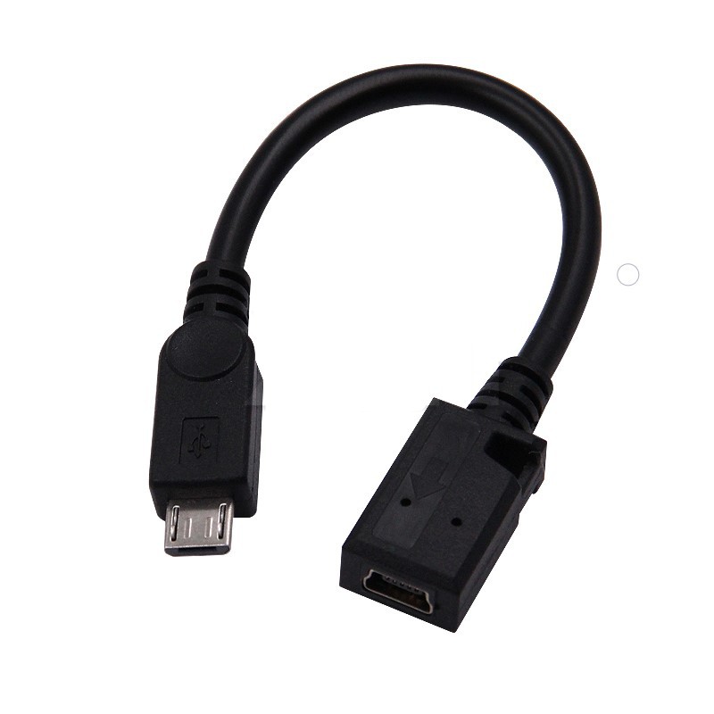 小牛蛙數位 micro USB公轉mini USB母 轉接頭 轉接線 行車記錄器轉換線 T口轉安卓線