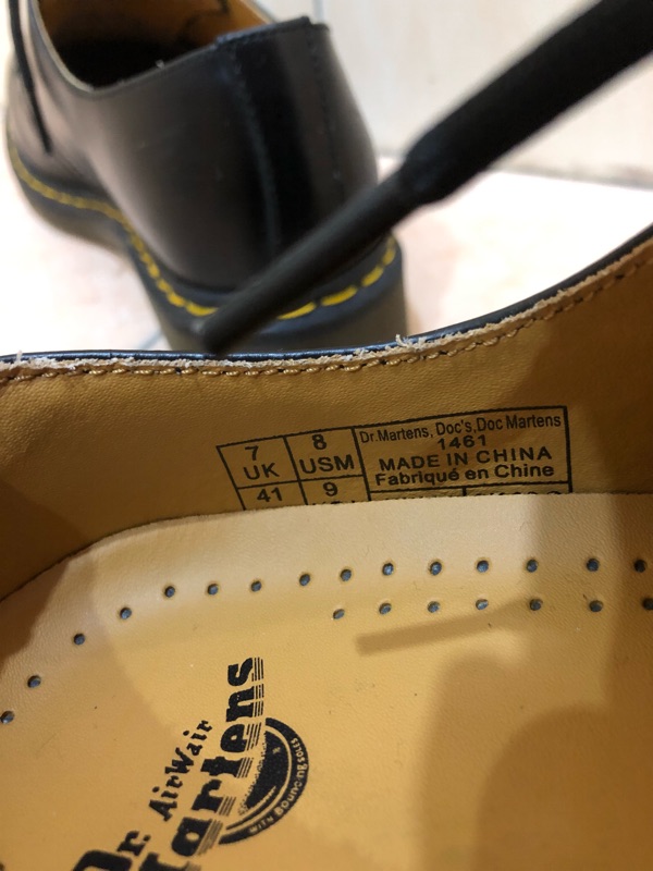 dr martens 1461 made in china