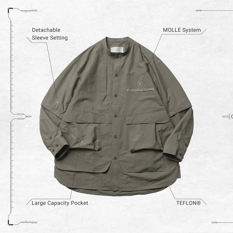 Goopi TS-03” 2-way Functional Shirt Tea 1號 GoopiMADE