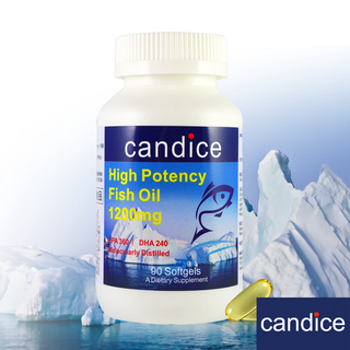 【Candice】康迪斯歐米加600魚油膠囊/超級Omega-3(90顆/瓶)