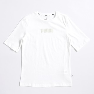PUMA 基本系列 Modern Basics 女款 短袖上衣 T恤 只有S號 亞規 58523802 白