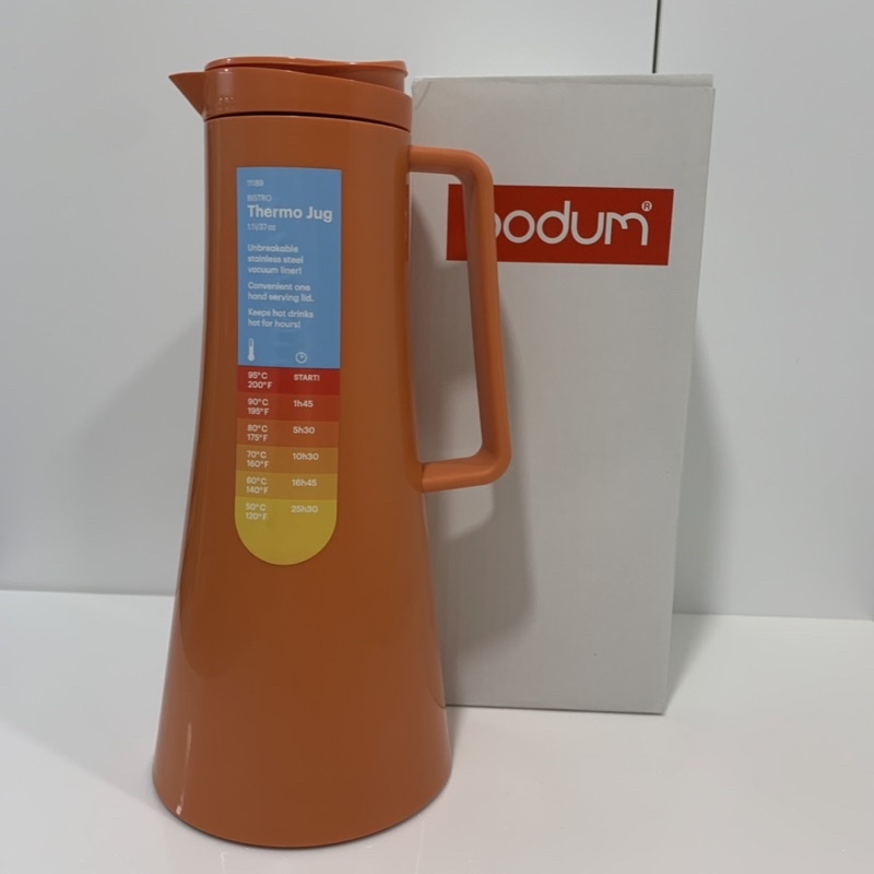 Bodum BISTRO哥本哈根保溫瓶 1.1L-橘色