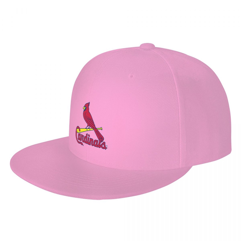 St. Louis Cardinals Logo MLB 平帽遮陽帽 印花鴨舌帽太陽帽 帽子 板帽 嘻哈街舞帽 平沿帽