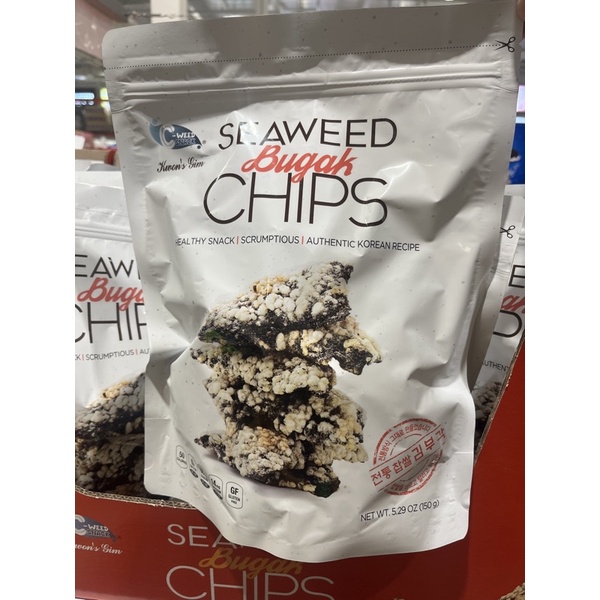 [Costco 好市多代購]Seaweed Bugak Chips海苔脆片 蝦皮購物