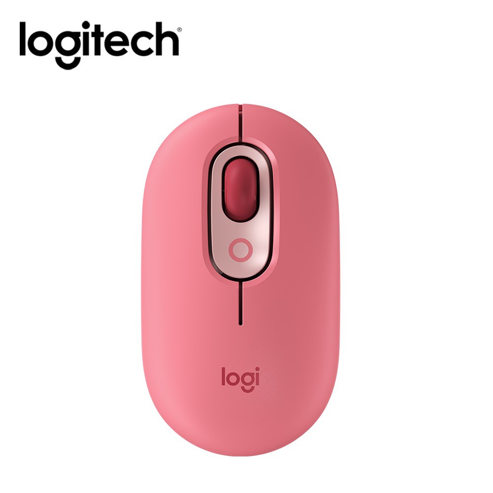 logitech 羅技 POP Mouse 無線藍芽滑鼠/ 魅力桃 現貨 廠商直送