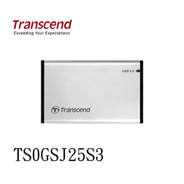【3CTOWN】含稅附發票 Transcend創見 TS0GSJ25S3 25S3 USB3.1 2.5吋硬碟外接盒