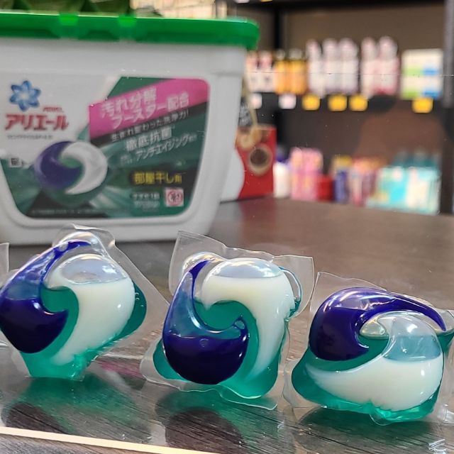 【日本】 Ariel 強效抗菌洗衣膠球 單顆裝 可在室內晾衣服 不會臭 洗衣膠囊 (單顆裝)