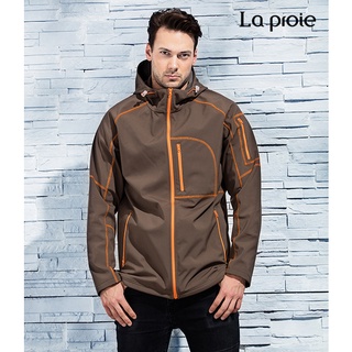 法國戶外休閒旅行品牌【La proie 萊博瑞】法式機能戶外服飾-男款防風防潑水軟殼外套