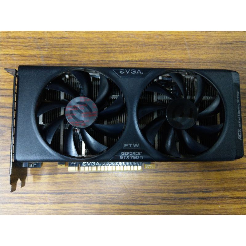 艾維克 EVGA GTX750 Ti 02G/二手良品/需外接6PIN電源