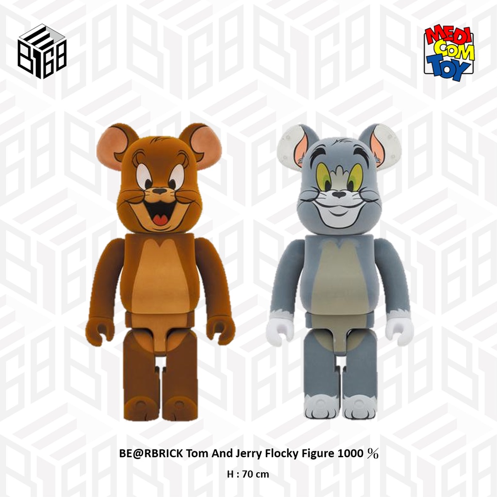 [B168現貨] BE@RBRICK Tom And Jerry Flocky Figure 1000% 湯姆貓與傑利鼠