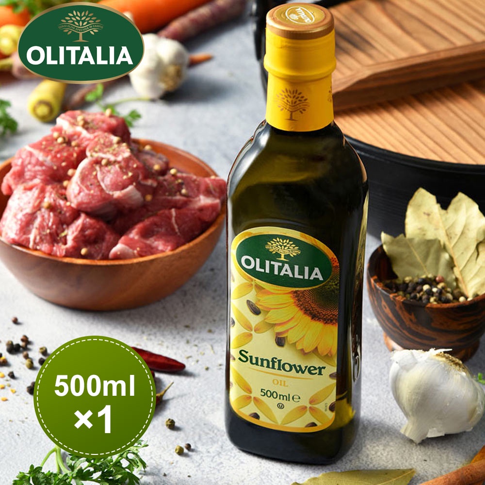 【奧利塔olitalia】500ml葵花油 A270004(單瓶/含禮盒) 義大利原裝進口 效期一年以上 原廠公司貨