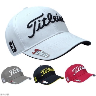 限時下殺·高爾夫球帽男女帽子新款透氣絲棉遮陽帽時尚golf運動休閑有頂球帽