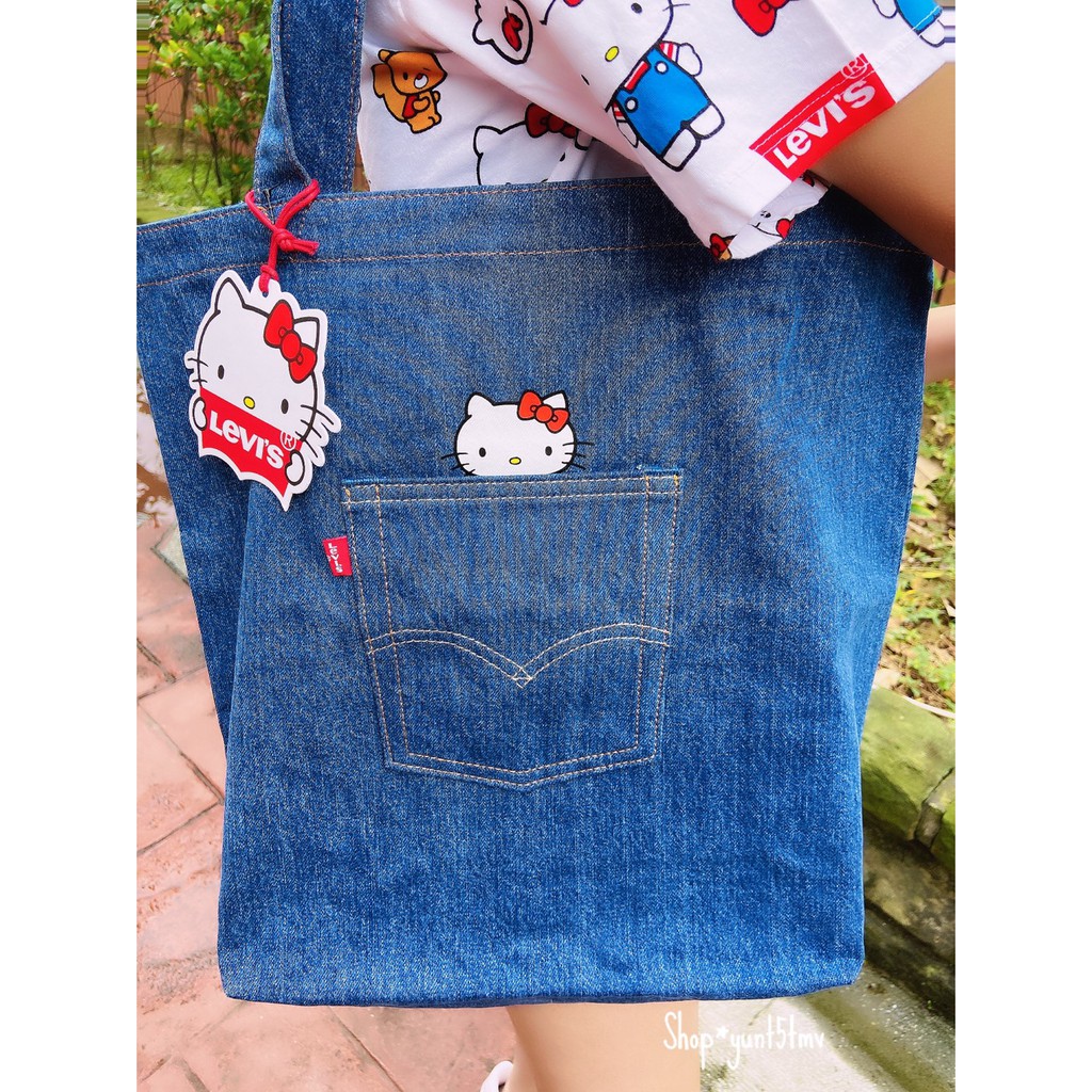 正版LEVISXHello Kitty包包 正品LEVIS Levi's包包 Levi's  LEVIS包包 LEVIS