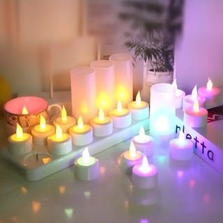 LED蠟燭 電子蠟燭 led蠟燭燈 蠟燭燈 融蠟燈 蠟燭暖燈 融臘燈 充電蠟燭燈塑膠LED電子蠟燭裝飾蠟燭燈led充電