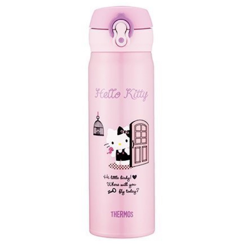 THERMOS 膳魔師 不銹鋼真空保溫瓶 Hello Kitty(凱蒂的一天篇)JNL-500KT-PWP