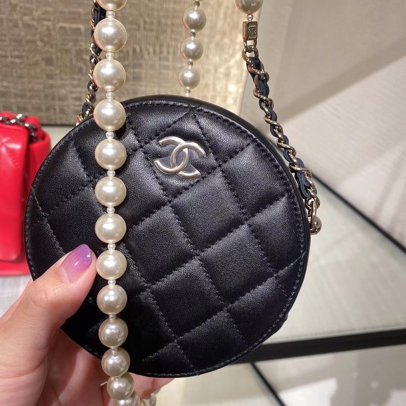 Chanel圓餅包 新款珍珠超難買 超可愛 正品代購歐洲代購