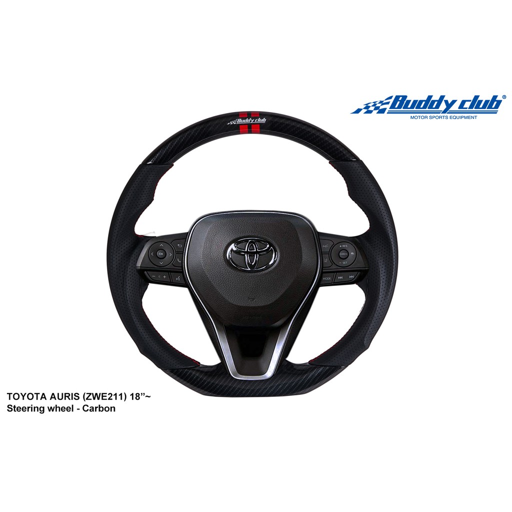 Buddy club Sport Steering Wheel 碳纖維方向盤 2018.06~ AURIS