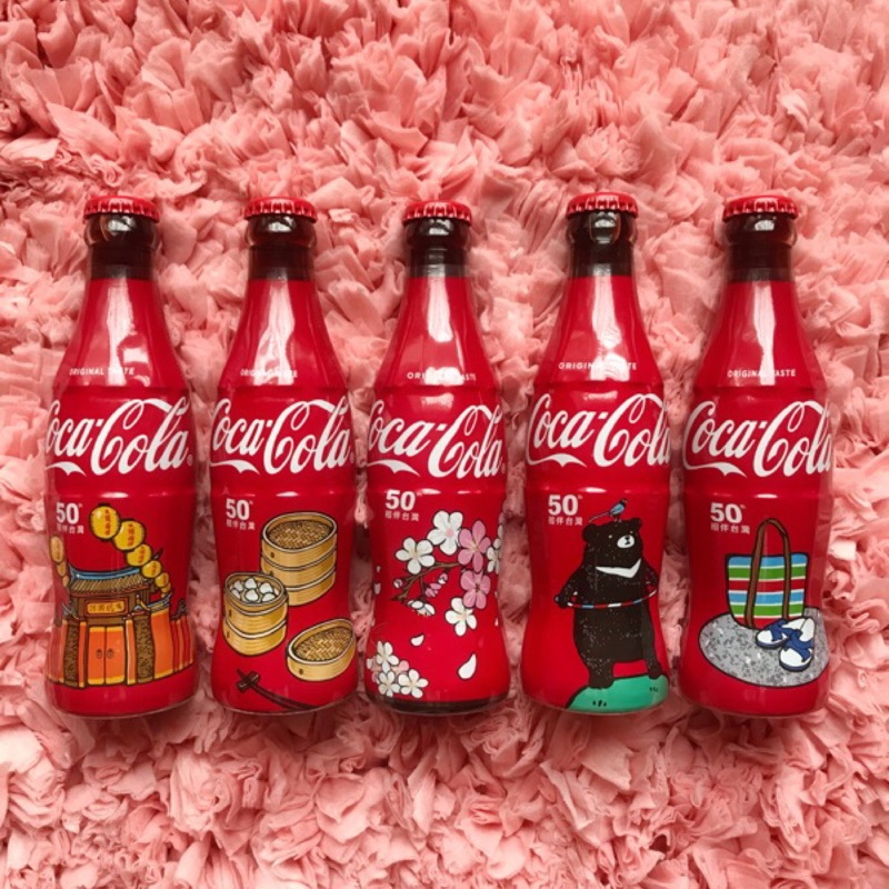 可口可樂 Coca Cola 2018年 在台灣50週年 可樂 限定版 台灣風