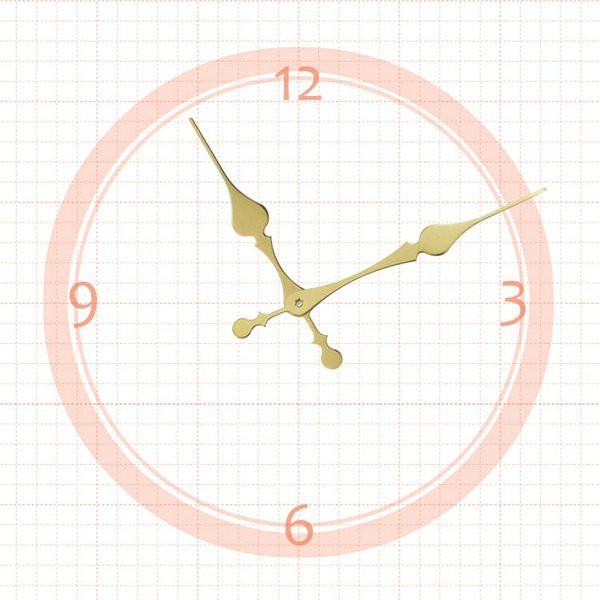 【鐘點站】J134100G 金色花針 /分針13.4公分 時針10公分 /DIY 時鐘 掛鐘 鐘針 /  SKP壓針機芯