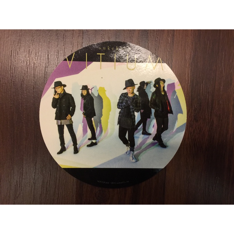 日本 V系 視覺系 搖滾 樂團 sukekiyo [VITIUM] 特典 貼紙 京 DIR EN GREY