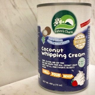 Nature’s Charm 椰子鮮奶油Vegan Coconut Whipping Cream全素無麩質鮮奶油