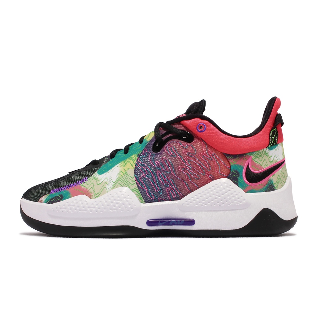 Nike 籃球鞋 PG 5 EP Multi 彩色 漸層 Paul George 男鞋【ACS】 CW3146-600