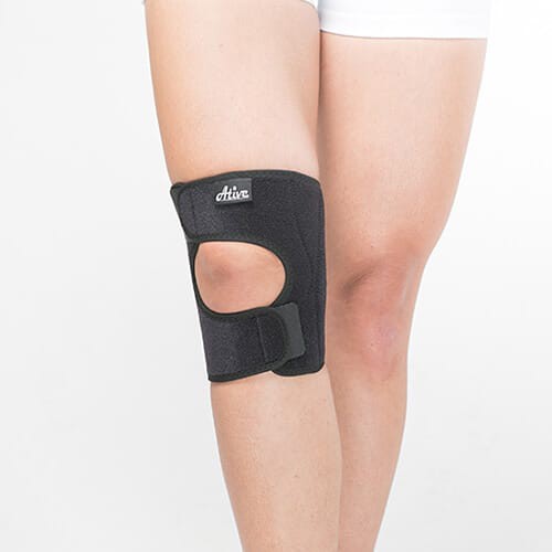 [active] 高透氣 自黏式 保健運動護膝 (前黏扣式 + 側支撐條)