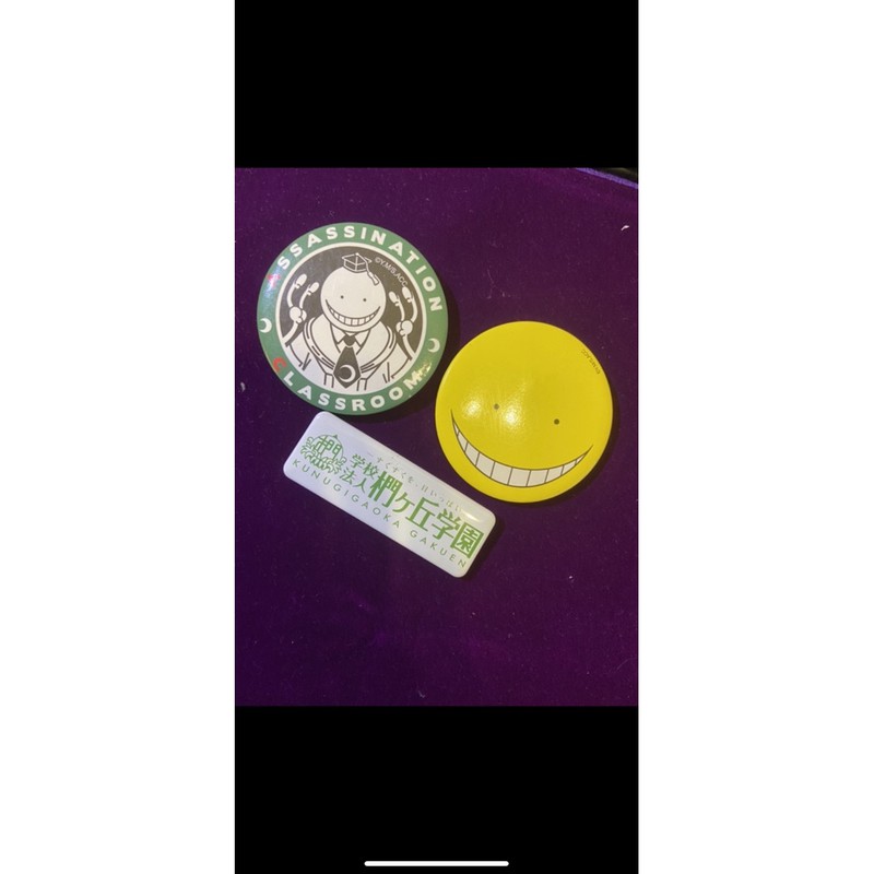 暗殺教室周邊商品 全套dvd全新沒用過付特典 買就送徽章三個 蝦皮購物