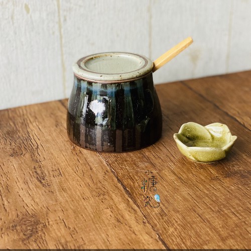 小糖瓷｜日本製 🈴️ 陶作窯釉變醬料罐