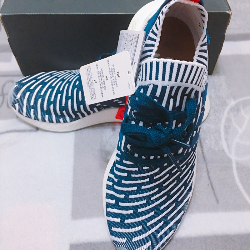 日本自帶，只有一雙，adidas NMD_R2 Navy Blue White/Red