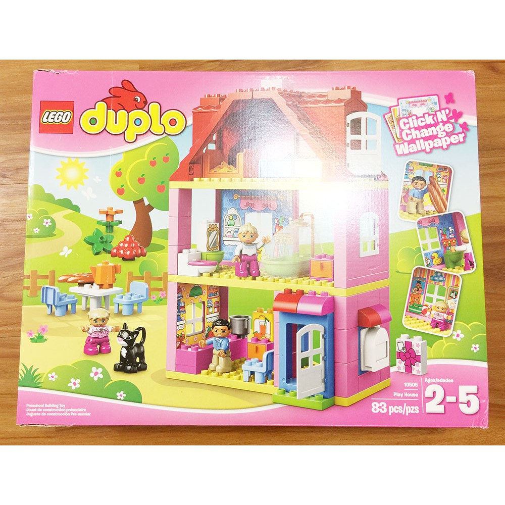 -南港97- “撿便宜 盒損” 美版 絕版 LEGO 樂高 得寶 Duplo 10505 玩具屋 扮家家酒