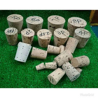 <附蝦皮電子發票> 軟木塞1P ~ 8P 矽膠塞 軟木塞 玻璃試管 三角瓶 燒瓶 茶葉罐 紅酒罐 實驗器材 瓶塞 原木塞