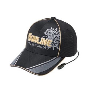 🌊沖繩釣具🌊SUNLINE CP-3675 黑色 獅子頭釣魚帽/休閒帽/鴨舌帽