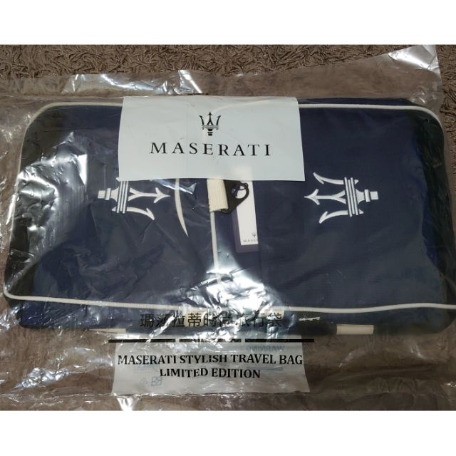 瑪莎拉蒂時尚旅行袋 MASERATI