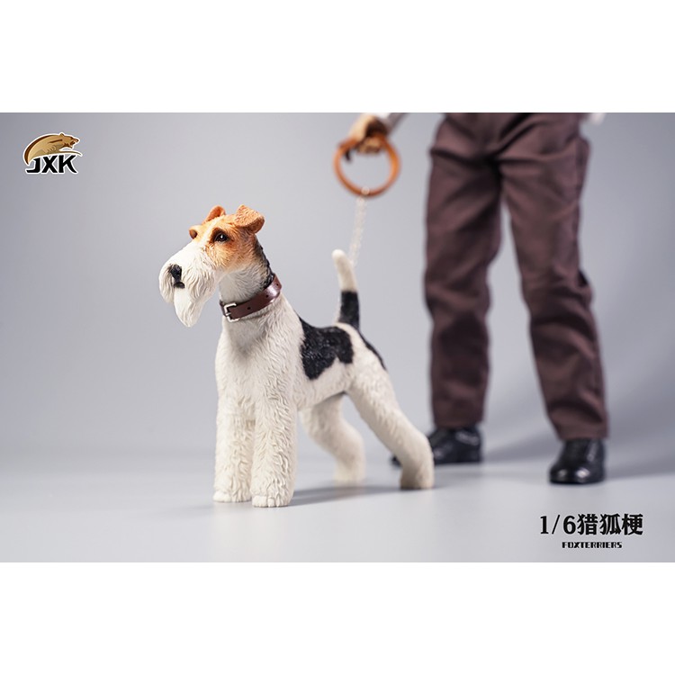 那間模型 Jxk 1 6 剛毛獵狐梗獵狐梗獵狐犬狗模型公仔仿真樹脂禮物jxk068 蝦皮購物