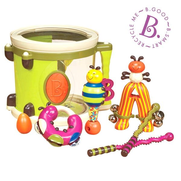 聚聚玩具【正版】美國 B.Toys 感統玩具 砰砰砰打擊樂團 音樂玩具