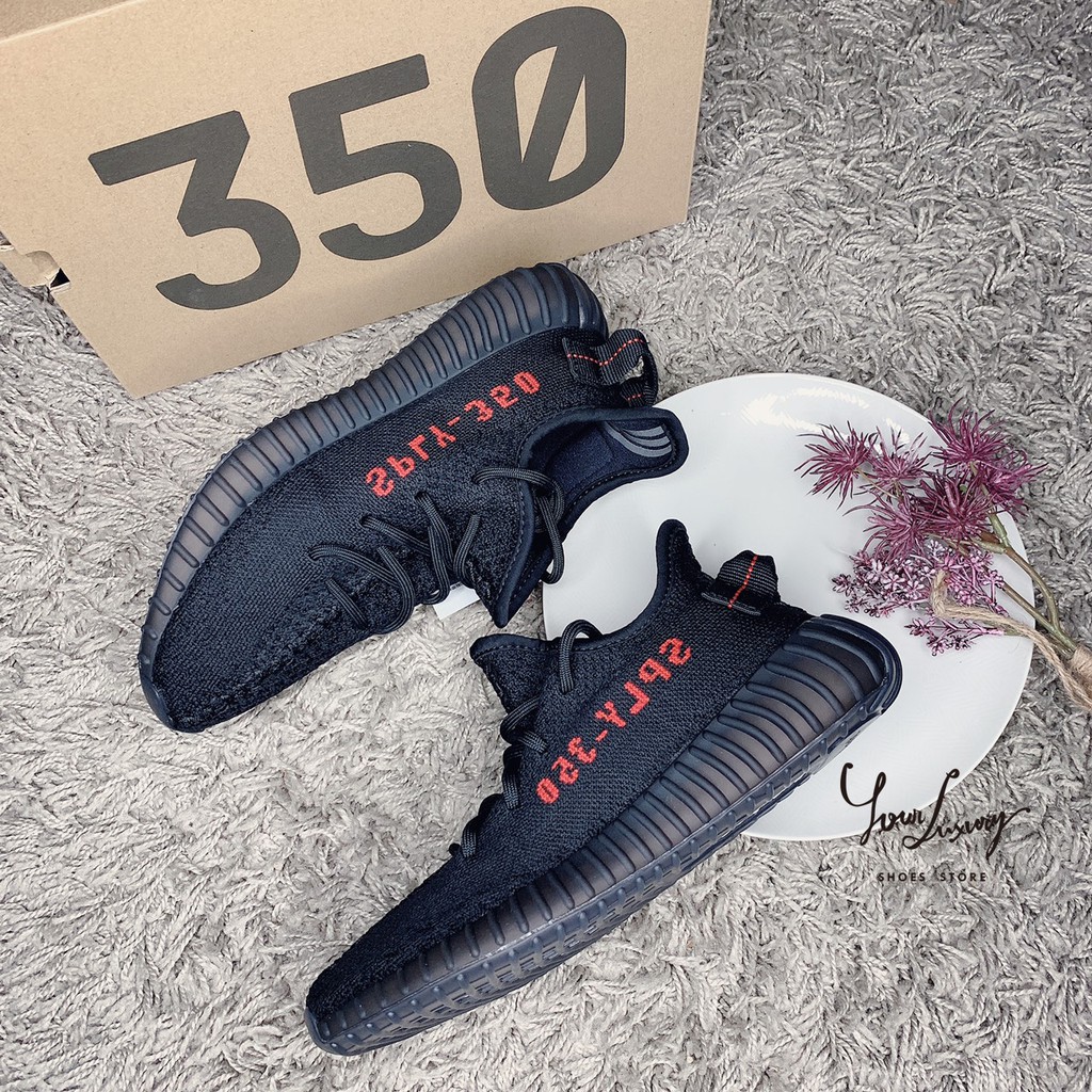 【Luxury】Adidas Yeezy Boost 350 V2 Bred 黑紅 愛迪達 運動鞋 慢跑鞋 斑馬