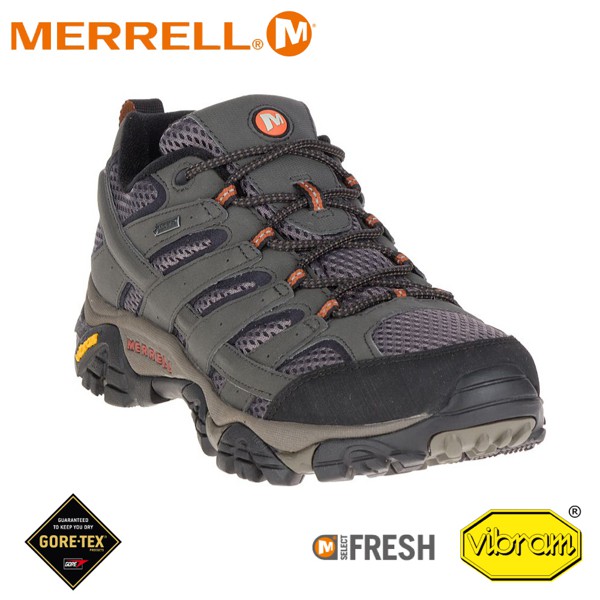 【MERRELL 美國 男 MOAB 2 GORE-TEX登山鞋《深灰》】ML06039W/健行/戶外鞋/悠遊山水