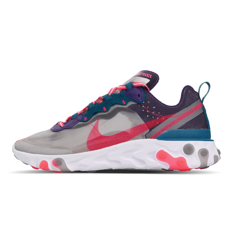 NIKE REACT ELEMENT 87 藍粉 透明 男女 CJ6897 061