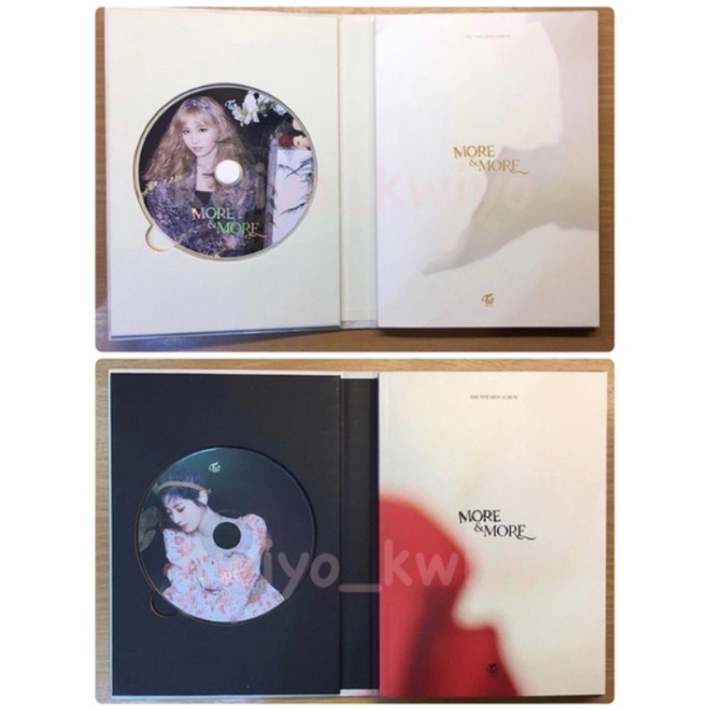 Twice 迷你九輯 MORE &amp; MORE 專輯 空專 CD 寫真書 Momo 多賢