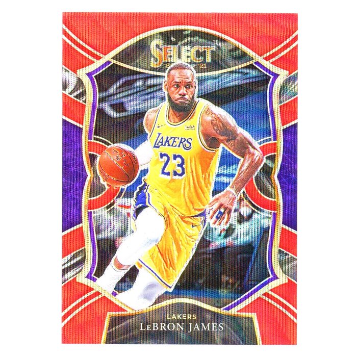 脈衝紅亮！詹皇 Lebron James 經典Select Concourse T-Mall Red Prizm版金屬卡