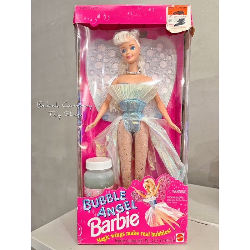 Mattel 1994年 Bubble Angel Barbie 古董玩具 芭比娃娃 泡泡天使 絕版 全新含盒