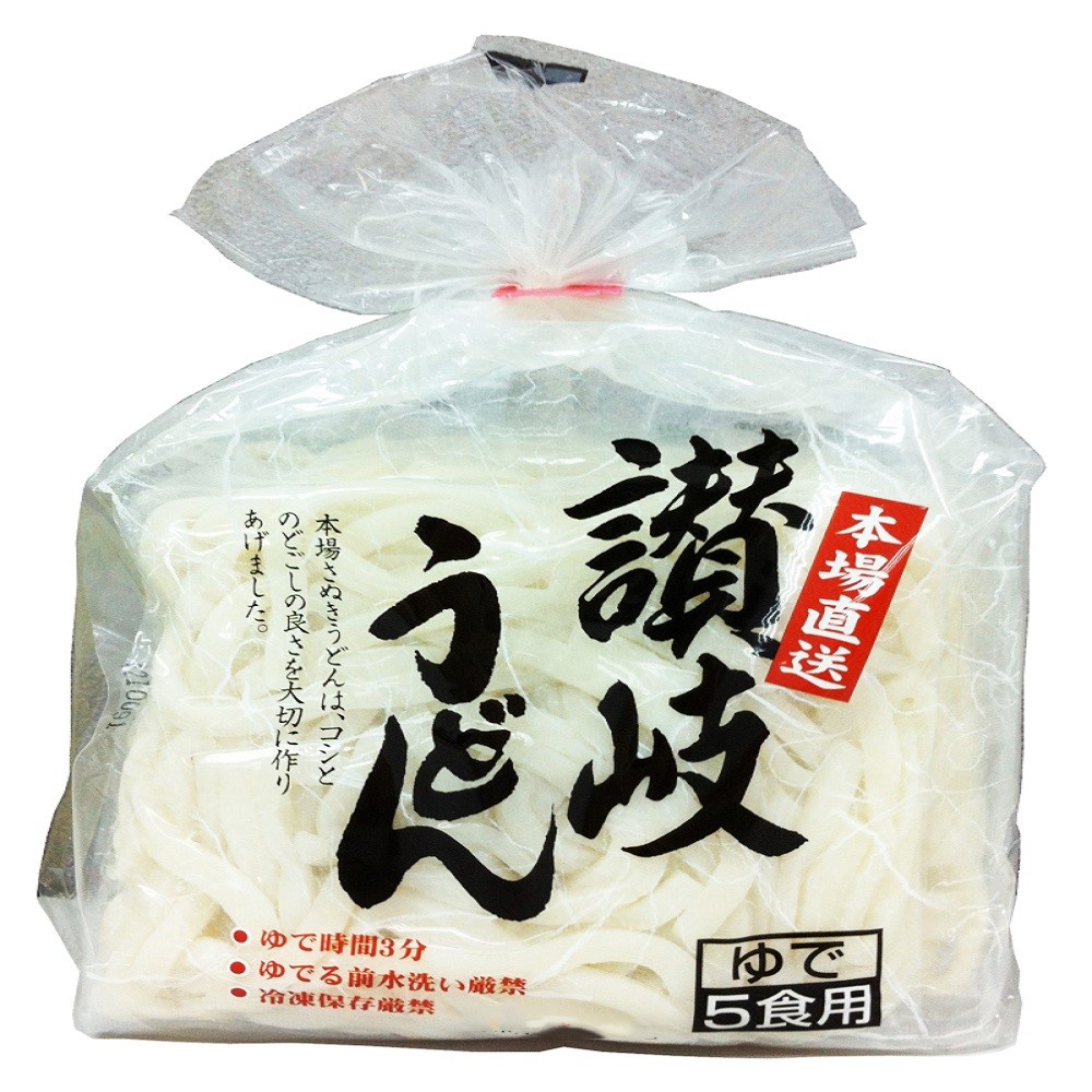 日本香川讚歧烏龍麵 900G 快煮烏龍麵 5入烏龍麵 包丁烏龍麵條