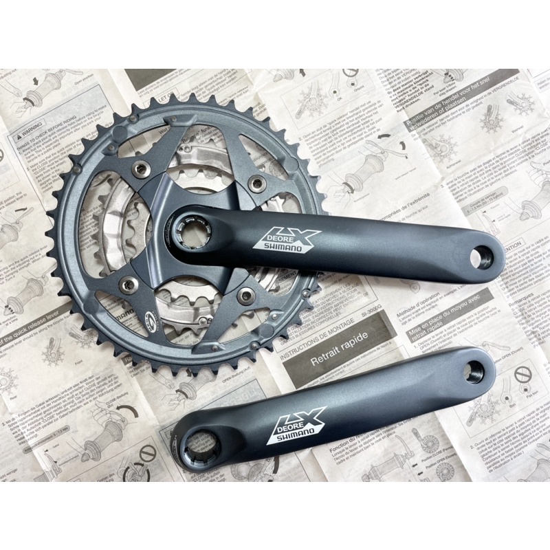 [ WScycle ] SHIMANO DEORE LX FC-M571 復古登山車 大齒盤 *經典收藏全新品*