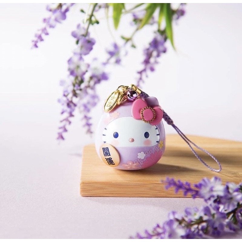#現貨#Hello kitty 3D達摩造型悠遊卡 粉紫限定款 #7-11