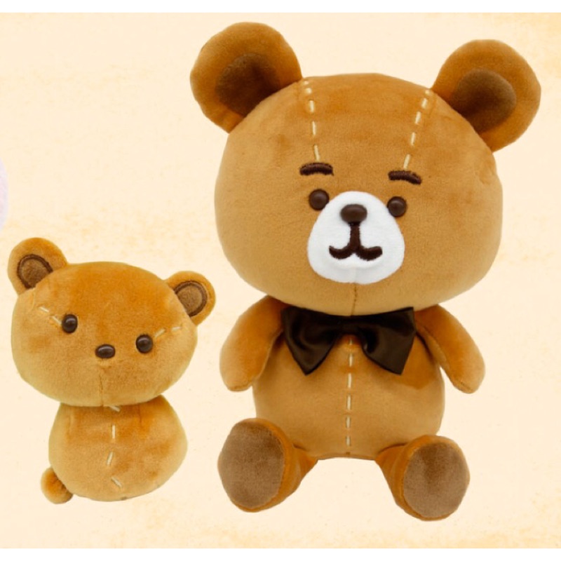 日本 卡娜赫拉 伊豆限定 兔兔做的泰迪熊 娃娃玩偶