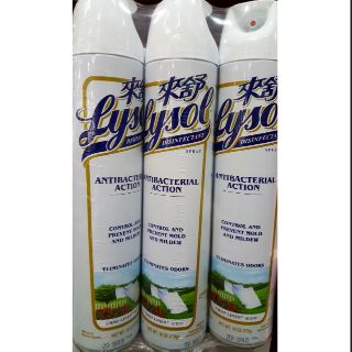 LYSOL來舒 抗菌噴霧清潔劑 清爽亞麻香 510克X3入-吉兒好市多COSTCO代購