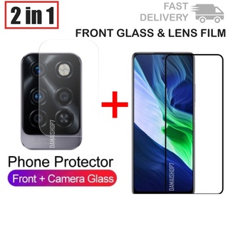 用於 Infinix NOTE 10 PRO 相機的 LAYAR 2 合 1 鋼化玻璃螢幕和防刮擦